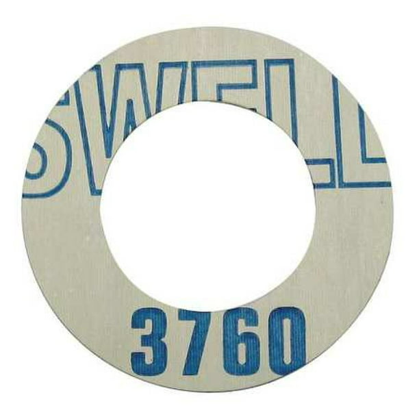 GARLOCK 3760RG-0150-125-0400 Gasket,Ring,4in.Pipe,Blue and Off-White 